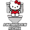 A UNA DIARREA DE MI PESO IDEAL
