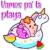 Vamos pa' la
playa