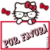 HELLO KITTY" SALUDITOS 12