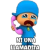NI UNA
LLAMADITA