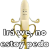Irá we, no
estoy pedo