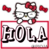 HELLO KITTY" SALUDITOS 24