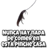 NUNCA HAY NADA
De comer en
ESTA PINCHE CASA