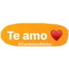 Te amo
@ZambranoSticker