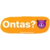 Ontas?
@ZambranoSticker