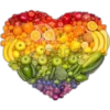 Corazones de comida 6