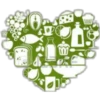 Corazones de comida 29