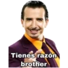 Tienes razón
brother