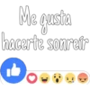 Me gusta hacerte sonreír