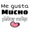 Me gusta Мисно platicar contigo