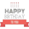HAPPY
BIRTHDAY
TO YOU