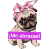 ¡Me abrazas!