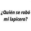 ¿Quién se robó
mi lapicero?