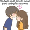 Un beso en la frente no es
para cualquier persona.