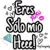 Eres
a
Sólo mío
Heee!
xoxo
da
B
Soy Choogomila