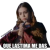 @ZambranoSticker
QUE LASTIMA ME DAS
