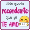 Solo quería
recordarte
que yo
TE AMOILY &
Persy