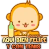 M
AQUÍ BIEN FELIPE
Y CON TENIS