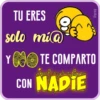 Persy
TU ERES
solo mia
Y NOTE COMPARTO
CON NADIE