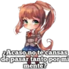 ¿Acaso no te cansas
de pasar tanto por mi
mente?