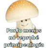 Por lo menos
no reprobé
principcología