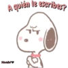A quién le escribes?
Maria Sol