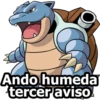 Ando humeda
tercer aviso