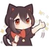 Black Kitten Girl (Classic) 20
