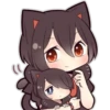 Black Kitten Girl (Classic) 25