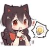 Black Kitten Girl (Classic) 26