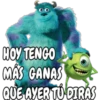 HOY TENGO
MAS GANAS
QUE AYER TU DIRAS