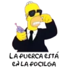 LA PUERCA ESTÁ
EN LA POCILGA