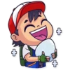 凸
亞