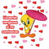 Lloverán
vergazos
si no
contestas