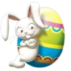 Easter bunny with eggs 7