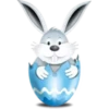 Easter bunny with eggs 9