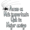 Acaso es
Más importante
Que tu
Mejor amigo