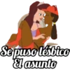 Se puso lésbico El asunto