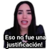 Eso no fue una
justificación!