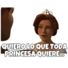QUIERO LO QUE TODA
PRINCESA QUIERE...