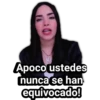 Apoco ustedes
nunca se han
equivocado!