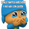 TENGO TANTICA ARECHERA
Y NO HAY CON QUIEN
