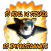 SU NIVEL DE STICKER ES IMPRESIONANTE