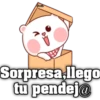 Sorpresa llego tu pendeja