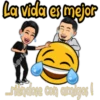 La vida es mejor
140
riundose con amigos!