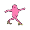 Stickers de Blobby (por Alex Norris) para WA 10