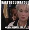 HARE DE CUENTA QUE
NO ESCRIBISTE ESO.
ater ne