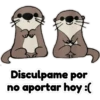 Disculpame por no aportar hoy (