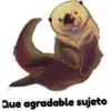 Que agradable sujeto
