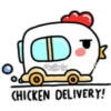 D
*k@rkx
CHICKEN DELIVERY!
